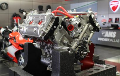 AMS Ducati Dallas’s เผย เครื่องV4 เรียกน้ำย่อย Dovi’s GP14.2 engine